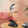 LED skaitymo lempa be mėlynosios spektro dalies LuDream Flexi - Amber