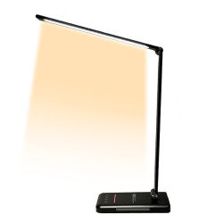 LED stalinė lempa be mėlynosios spektro dalies LuDream Focus - Black