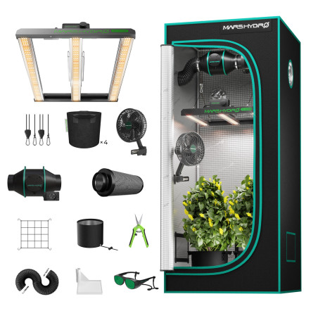 Pilnas Mars Hydro Grow FC-E 1500 rinkinys