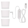 EMOS LED GROW auginimo lempa žolelėms 7 W, laikmatis, pritemdoma, balta