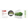 EMOS LED GROW auginimo lempa žolelėms 7 W, laikmatis, pritemdoma, balta