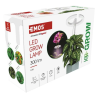 EMOS LED GROW lempa augalų auginimui 8 W, laikmatis, pritemdoma, balta